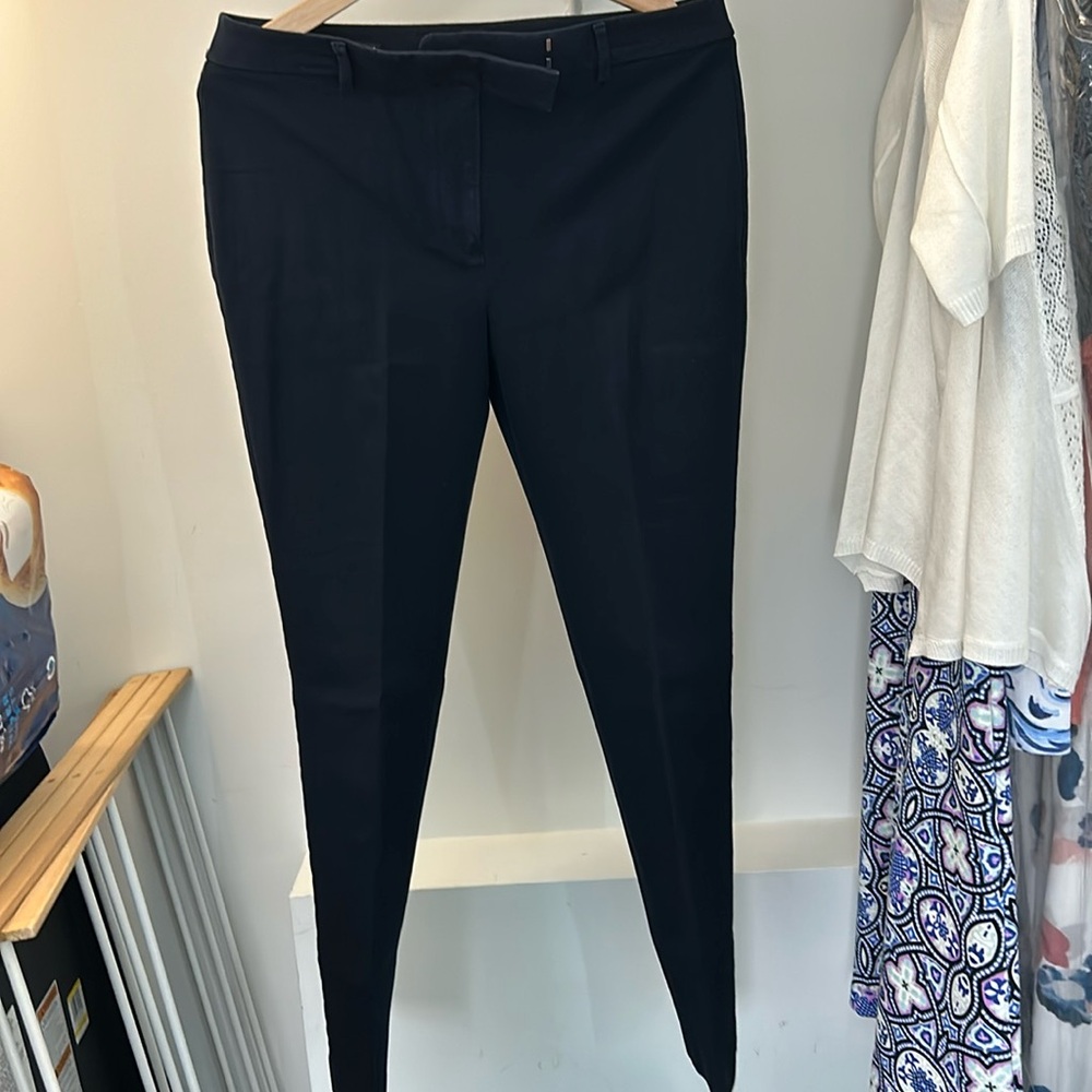 Talbots Navy 8 High-Waist Straight Straight-Leg Full-Length Sits above Waist